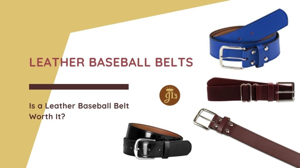 Leather Baseball Belts