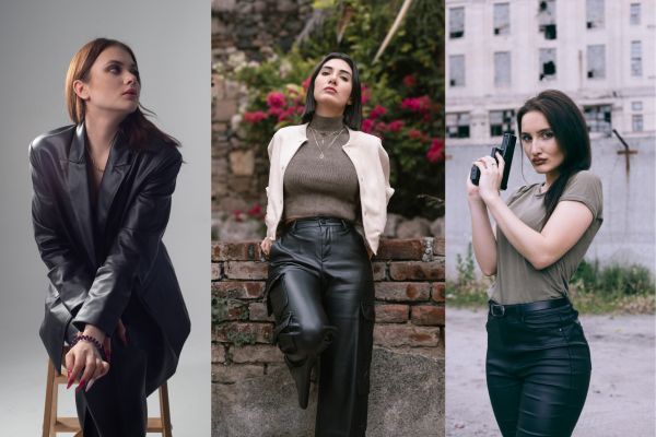 How to Style Leather Pants 