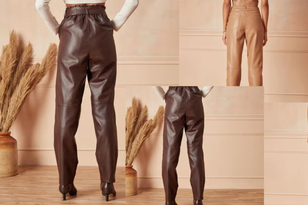 Brown Leather Pants