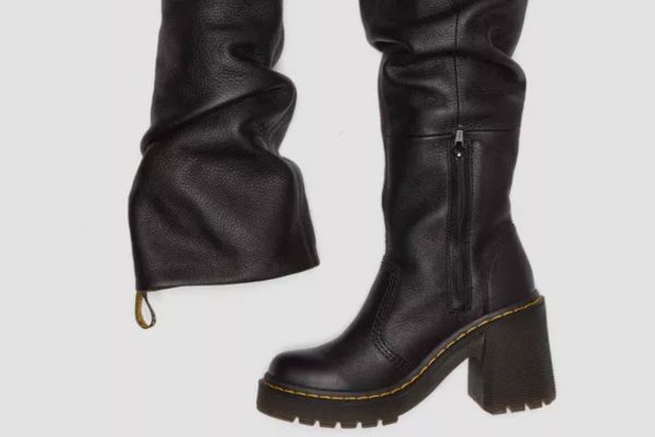 Kasey Virginia Leather Tall Heeled Boots